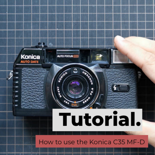 How to use the Konica C35 MF-D