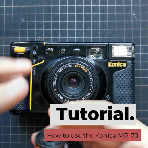 How to use Konica MR70