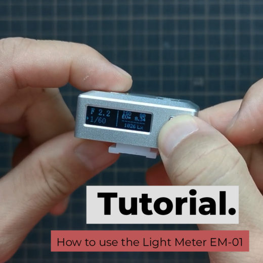How to use the hotshoe light meter EM-01