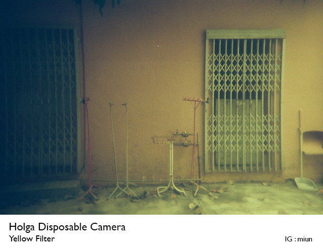 Holga Disposable Camera – Yellow Filter